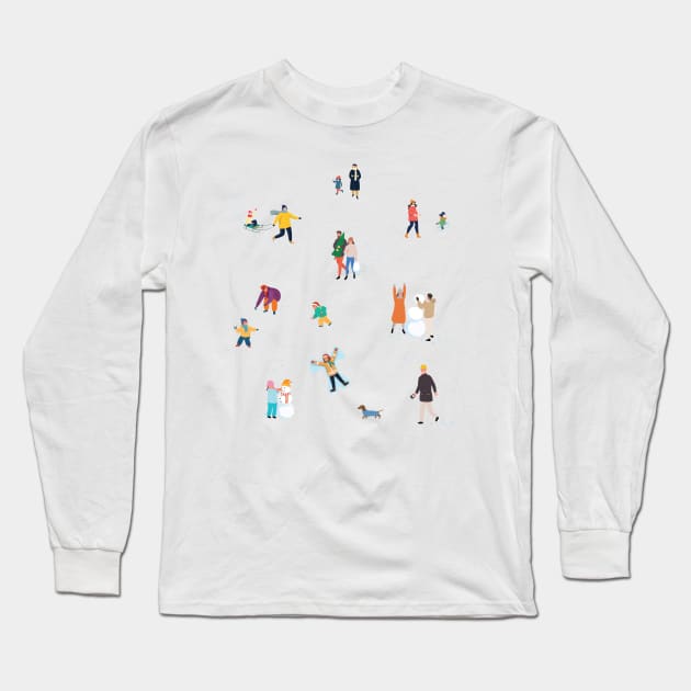 People enjoy winter 1 Long Sleeve T-Shirt by TeeCQ